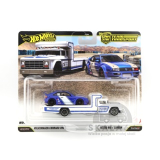 HOT WHEELS Premium Car Culture Team Transport #94 Volkswagen VW Corrado & Retro Rig 1:64 JHX95
