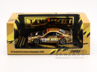 INNO64 Nissan Silvia S15 Top Secret Gold D1 Grand Prix Series Champion 2004 1:64