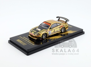INNO64 Nissan Silvia S15 Top Secret Gold D1 Grand Prix Series Champion 2004 1:64