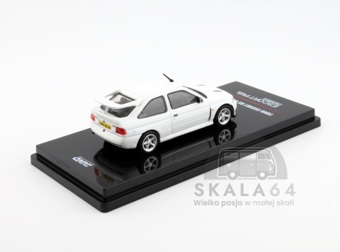 Model samochodu Ford Escort RS Cosworth White LHD w skali 1:64 - tył