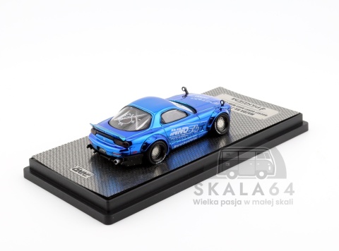 Model samochodu Mazda RX-7 FC3S Rocket Bunny Boss Wide Body Kit Tokyo Auto Salon 2026 Event Edition w skali 1:64 - tył