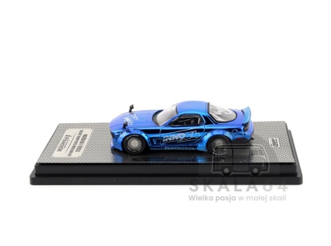 Model samochodu Mazda RX-7 FC3S Rocket Bunny Boss Wide Body Kit Tokyo Auto Salon 2026 Event Edition w skali 1:64 - bok