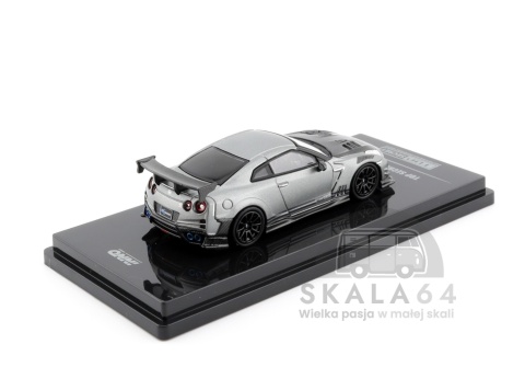 Model samochodu Nissan GT-R R35 Top Secret Grey IAM BANGKOK 2025 Event Edition w skali 1:64 - tył