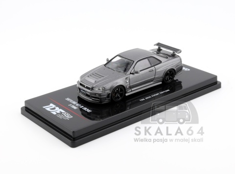 Model samochodu Nissan Skyline GT-R R34 Z-Tune TDE2025 Event Edition w skali 1:64 - przód