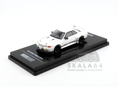 Model samochodu Nissan Skyline Top Secret VR32 GT-R White w skali 1:64 - przód