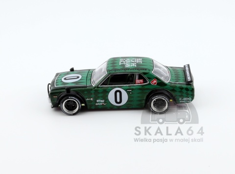 Model samochodu Nissan Skyline 2000 GT-R KPGC10 Cortez V1 w skali 1:64 - bok