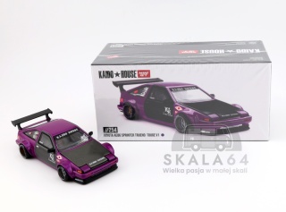 MINI GT Kaido House 254 Toyota AE86 Sprinter Trueno TOUGE V1 Purple KHMG254 1:64
