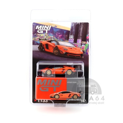MINI GT Lamborghini Aventandor LB-WORKS Limited Edition Orange MDX 2025 1:64 MGT01133-BL