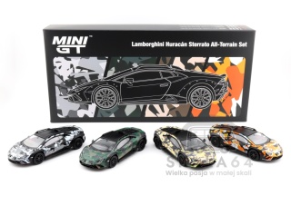 MINI GT Lamborghini Huracan Sterrato All-Terrarin Set 1:64 MGTS0026