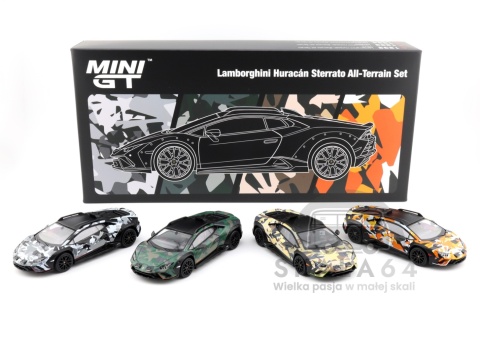 Lamborghini Huracan Sterrato All-Terrarin Set w skali 1:64