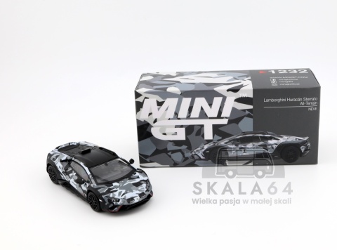 Model samochodu Lamborghini Huracan Sterrato All-Terrain NEVE w skali 1:64 - kartonik