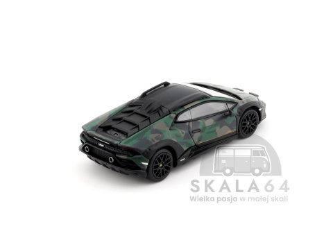 Model samochodu Lamborghini Huracan Sterrato All-Terrain BOSCO w skali 1:64 - tył