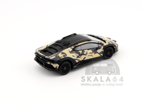 Model samochodu Lamborghini Huracan Sterrato All-Terrain SABBIA w skali 1:64 - tył