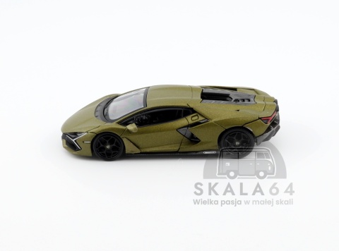 Model amochodu MINI GT Lamborghini Revuelto Verde Gea Matte 1:64 MGT01136-BL - bok