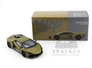 MINI GT Lamborghini Revuelto Verde Gea Matte 1:64 MGT01136-L