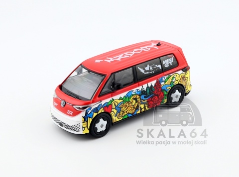 Model samochodu Volkswagen VW ID. Buzz Mizu Design LHD w skali 1:64 - przód