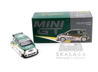 MINI GT Fiat 595 Abarth LB-WORKS TY Edition Tyson Yoshi RHD 1:64 MGT01216-R