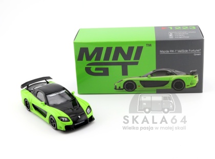 MINI GT Mazda RX-7 Veilside Fortune7 Green LHD 1:64 MGT01223-L