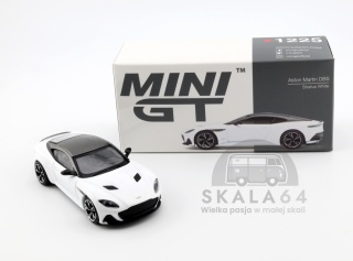 MINI GT Aston Martin DBS Stratus White LHD 1:64 MGT01225-L