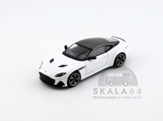 MINI GT Aston Martin DBS Stratus White LHD 1:64 MGT01225-L
