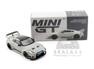 MINI GT Nissan LB-Silhouette WORKS GT 35GT-RR Ver. 1 Matt Grey LHD 1:64 MGT01248-L