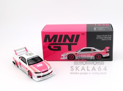 MINI GT Nissan Silvia S15 LB-Super Silhouette AMOCULTURE 1:64 MGT01239-R