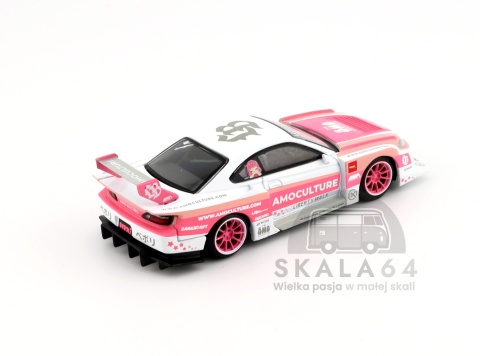 Model samochodu Nissan Silvia S15 LB-Super Silhouette AMOCULTURE w skali 1:64 - tył