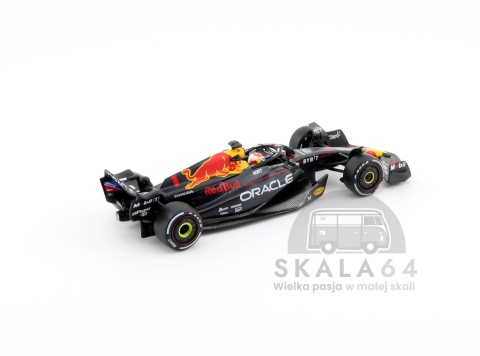 Model bolidu F1 Oracle Red Bull Racing RB19 #1 Max Verstappen 2023 F1 Bahrain GP Winner w skali 1:64 - tył