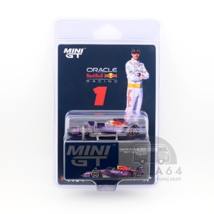 MINI GT Oracle Red Bull Racing RB19 #1 Max Verstappen 2023 F1 Las Vegas GP Winner 1:64 MGT01194-BL