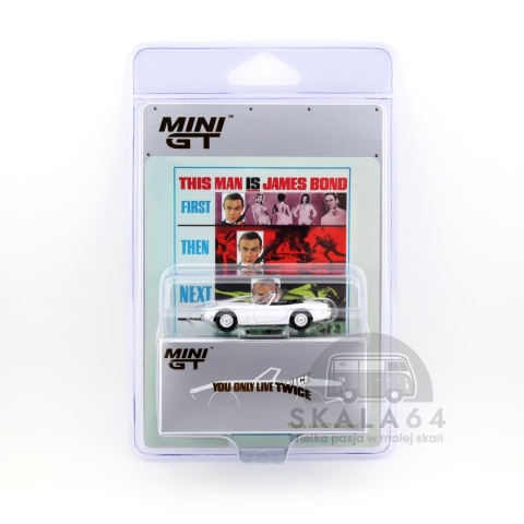 Model samochodu Toyota 2000GT You Only Live Twice 007 James Bond RHD w skali 1:64 - blister