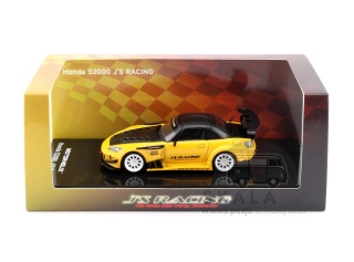 MOTORHELIX Honda S2000 J's Racing New Indy Yellow RHD 1:64 M65146