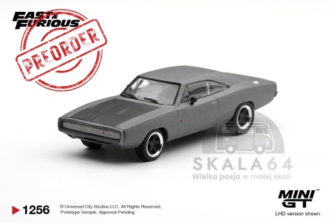 PREORDER MINI GT 2011 Dodge Charger Fast & Furious Dominic Toretto MGT01256-BL 1:64