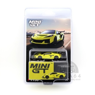 MINI GT Chevrolet Corvette C8 ZR1 Accelerate Yellow 1:64 MGT01158-BL