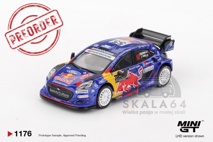 PREORDER MINI GT MGT01176-L 2025 Ford Puma Rally 1 #55 M-Sport Ford Rally Monte Carlo