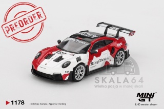 PREORDER MINI GT MGT01178-BL 2025 Porsche 911 (992) Gt3 Rs Weissach Ring Taxi