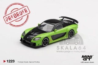 MINI GT MGT01223-BL 2012 Mazda RX-7 (Fd) Veilside Fortune7