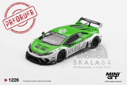 PREORDER MINI GT MGT01226-BL 2025 Lamborghini Huracan LB Works Gt Street Customs