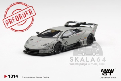 PREORDER MINI GT MGT01314-BL 2025 Lamborghini Gt Evo Lb-Silhouette Works Murcielago