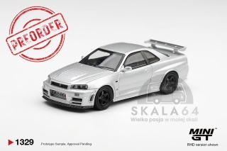 PREORDER MINI GT MGT01329-R 1999 Nissan Skyline GT-R (R34) Z-Tune