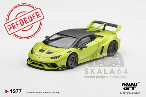 PREORDER MINI GT MGT01377-BL 2023 Lamborghini Huracan LB-Works