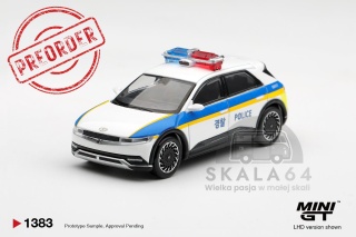 PREORDER MINI GT MGT01383-L Hyundai Ioniq 5 Police Car 1:64
