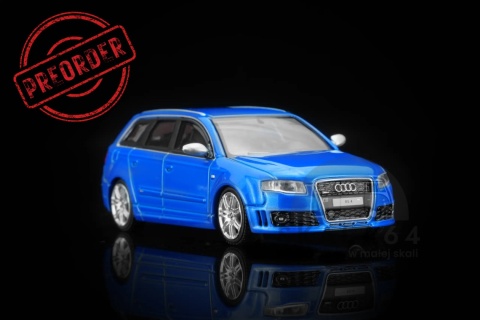 PREORDER MOTORHELIX Audi A4 RS4 (B7) Avant SW Station Wagon 2005 M68303 1:64