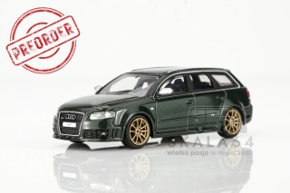 PREORDER MOTORHELIX Audi A4 RS4 (B7) Avant SW Station Wagon 2005 M68307 1:64