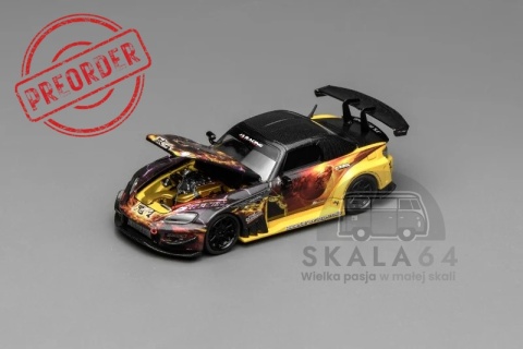 PREORDER MOTORHELIX Honda S2000 Spider Hard-Top Closed J's Racing Maou 2013 M65157 1:64