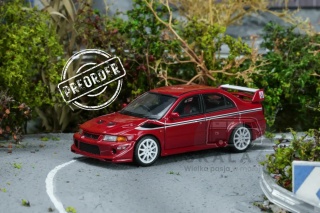 PREORDER MOTORHELIX Mitsubishi Lancer Evolution Vi GSR T.M.E. 2002 M64301 1:64