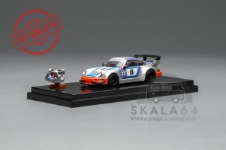 PREORDER MOTORHELIX Porsche 911 (964) RWB Rauh Welt #8 Martini Racing With Engine 1994 M62104 1:64