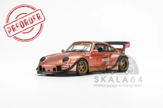 PREORDER MOTORHELIX Porsche 911 (993) RWB Rauh Welt N 93 Adriana Coupe 1993 M62307 1:64