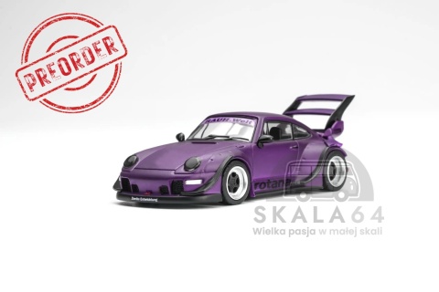 PREORDER MOTORHELIX Porsche 911 (993) RWB Rauh Welt Rotana Coupe 1993 M62302-P 1:64