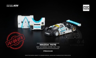 PREORDER POP RACE 1991 Mazda 787B #18 Le Mans 24hrs PR640446 1:64