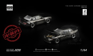 PREORDER POP RACE Dark Chrome Nissan Pandem S13 PRDC010 1:64